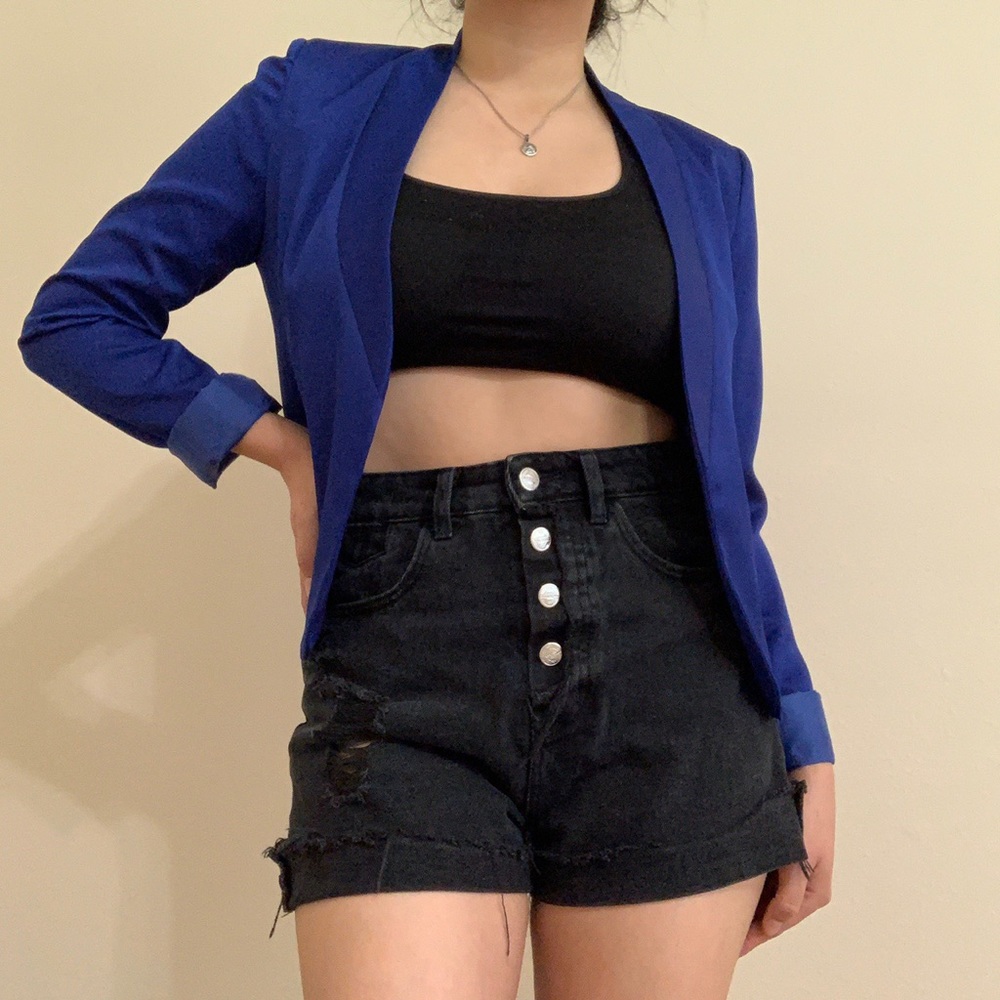 BLUE FOREIGN EXCHANGE BLAZER